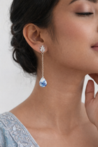 Blue and White Drops - Small