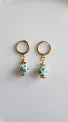Jade Bloom Hoops