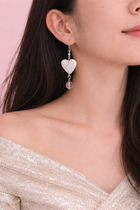 Pink Agate Hearts