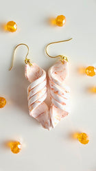 Orange and White Swirl